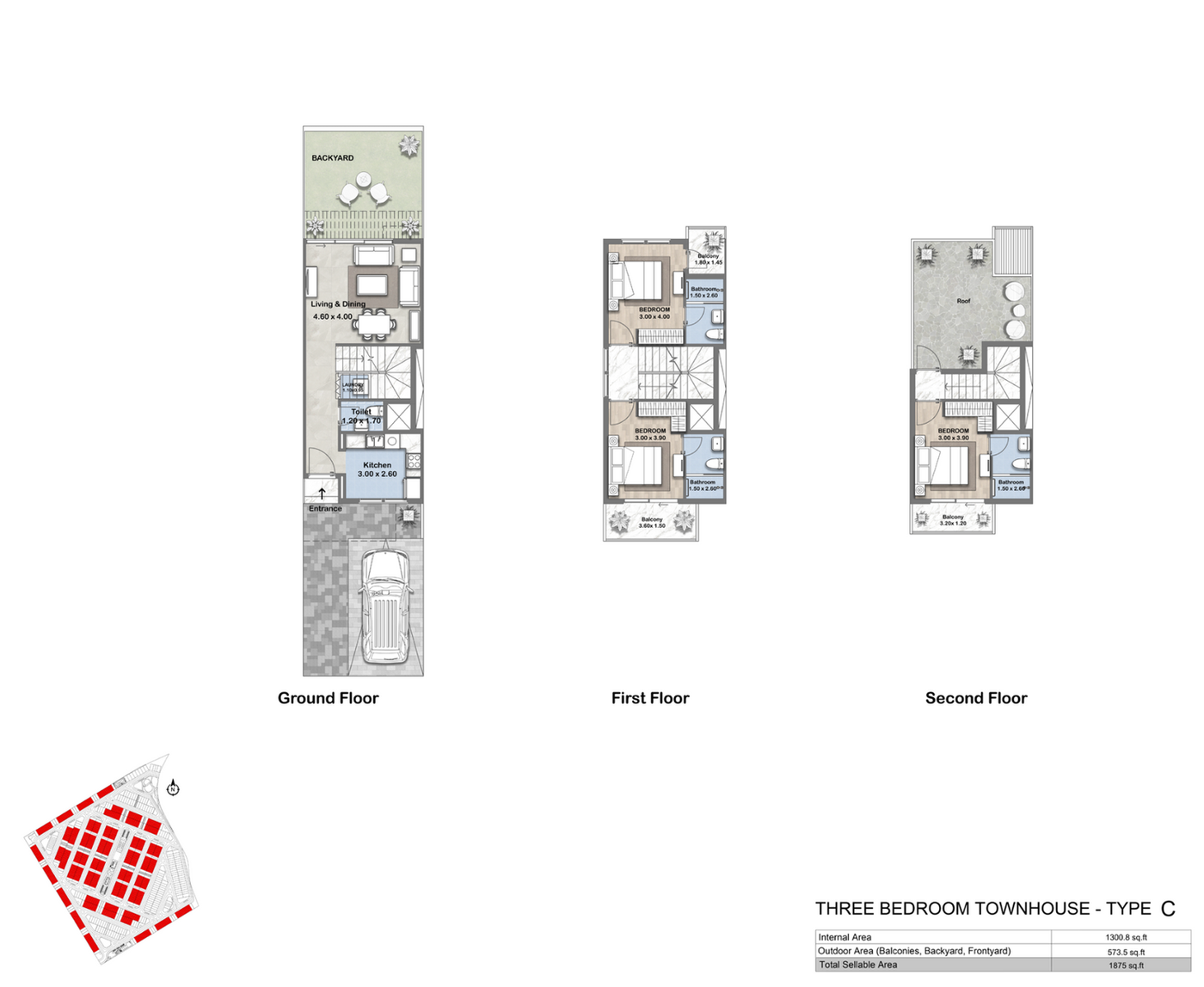 0% Downpayment 3 Bed Townhouse