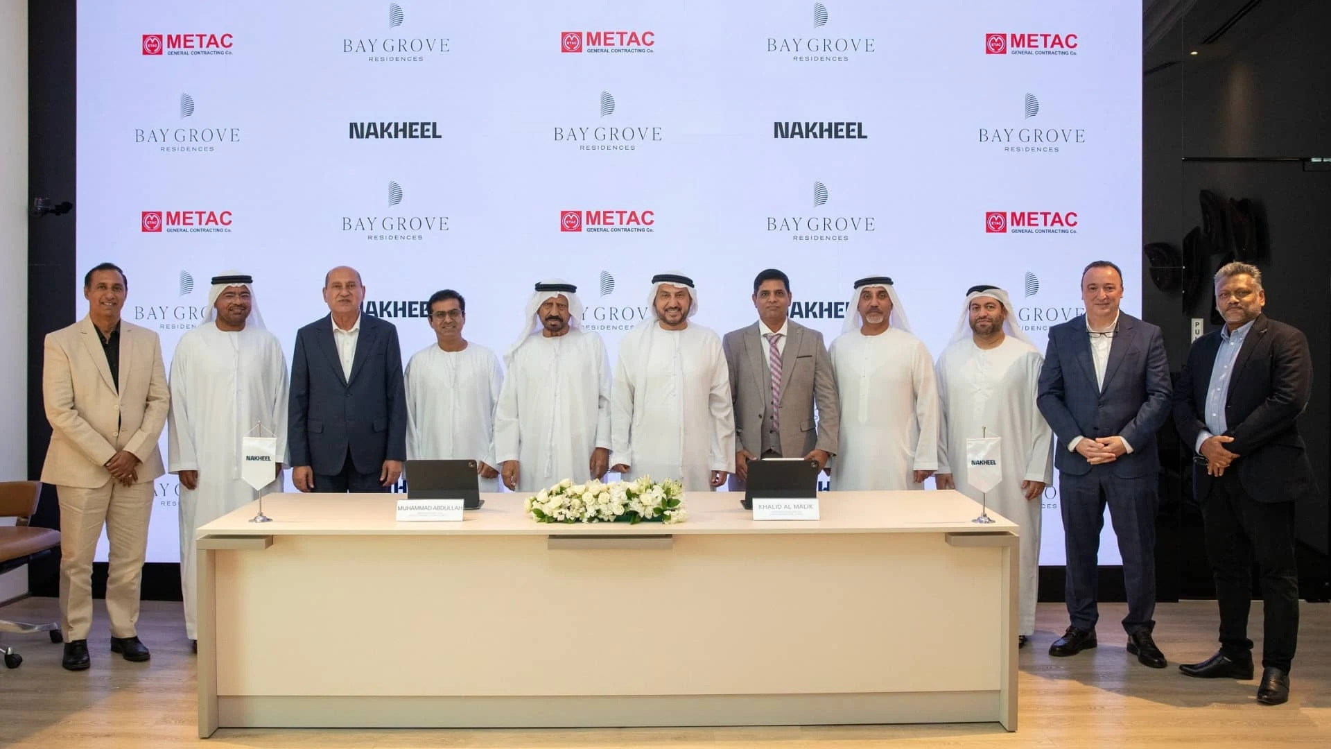 Nakheel and Metac sign the Bay Grove Residences Phases 1 and 3 construction contract, September 2026