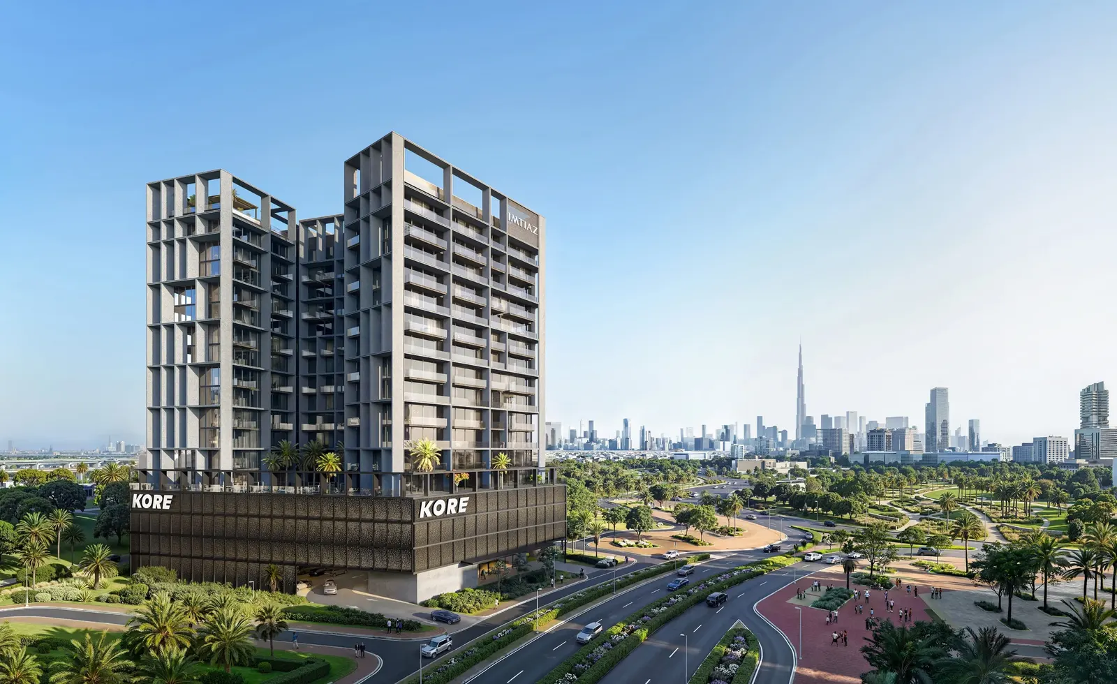 KORE by Imtiaz DLRC exterior skyline render