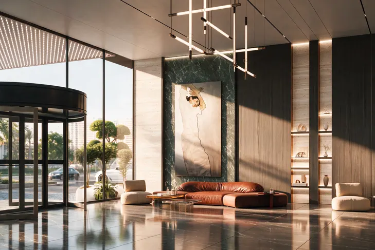Latitude 25 Karma Developers Liwan office interior render
