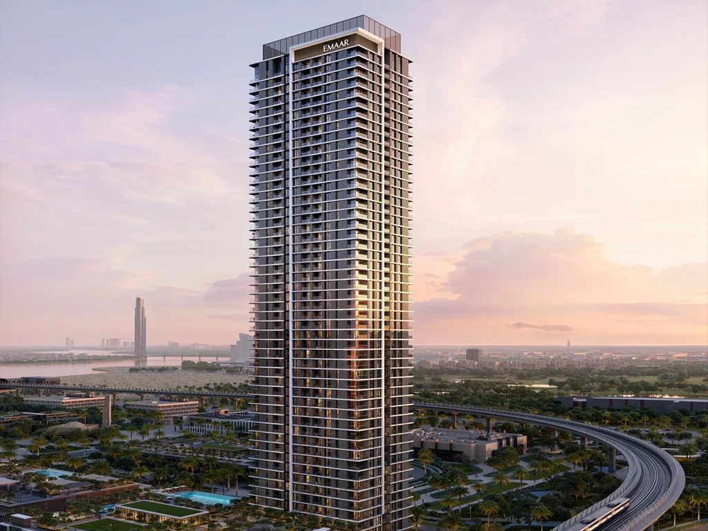 Montiva by Vida tower exterior at Dubai Creek Harbour