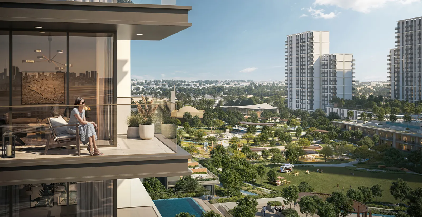 Palace Residences Hillside B by Emaar Dubai Hills Estate hero render
