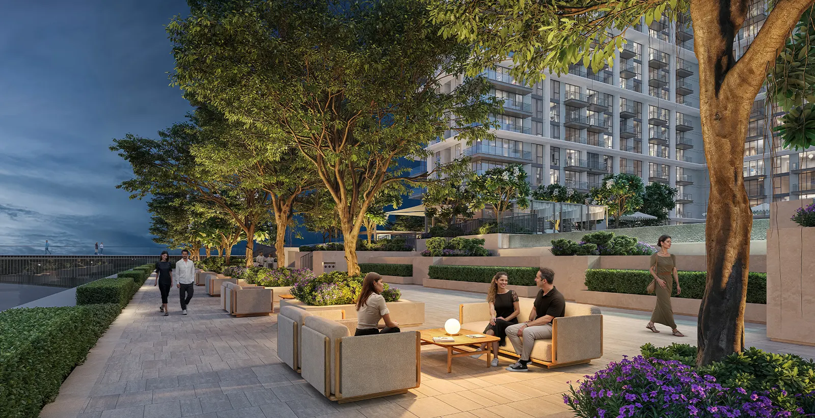 Palace Residences Hillside B Emaar park-facing residences render