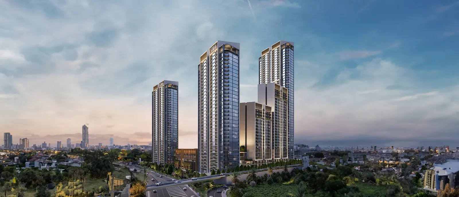 Sobha Orbis towers Motor City render Dubai